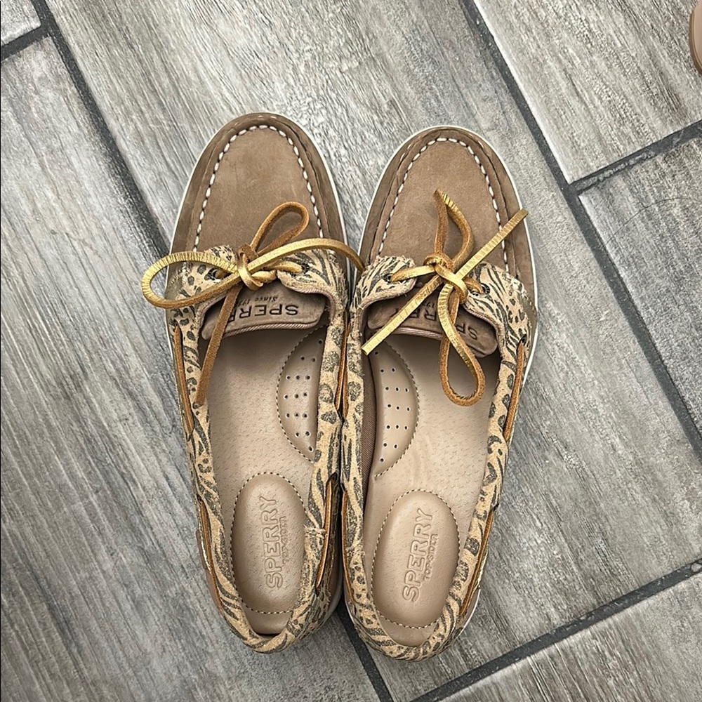 Sperry Women's Brown and Tan Loafers